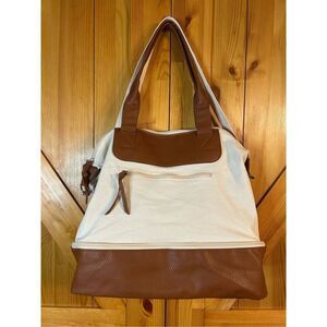 Graf Lantz Women Brown Cream Shoulder Bag One Size